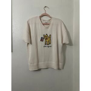 Life is Good short Sleeves sweater XL NEW